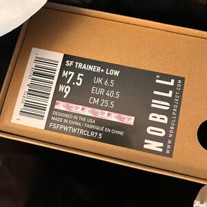 NWT NoBull Impact trainer + size 9 women or size 7.5 men.